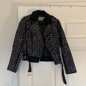 Black studded ASOS jacket